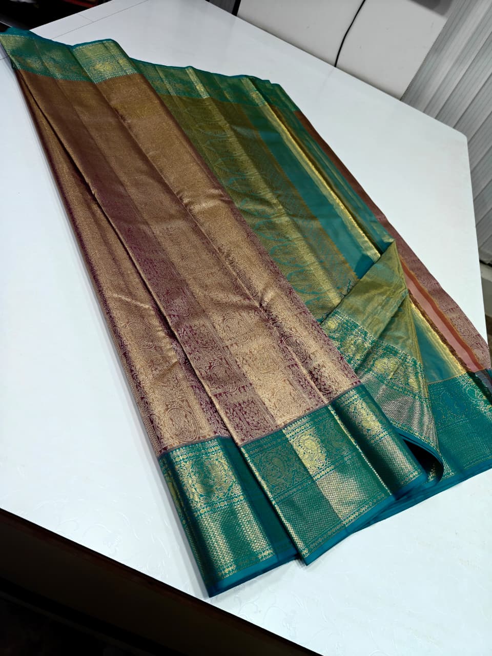Green Soft Silk Kanjivaram Saree